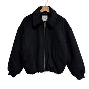 Abercrombie & Fitch Wool Blend Bubble Hem Coat Jacket Women Medium NWT Preppy